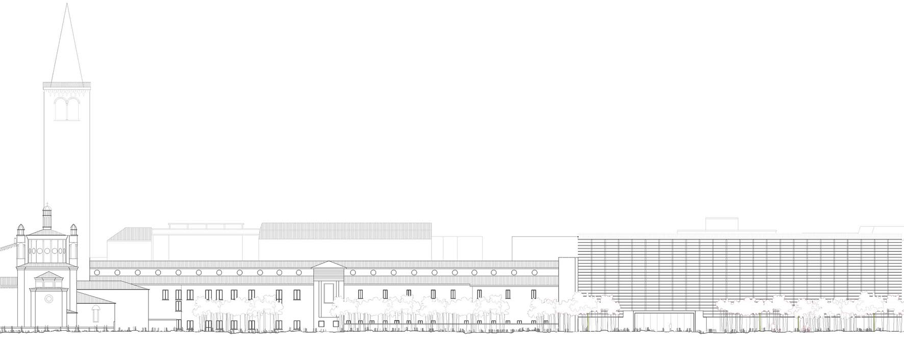 Hauptfassade zum Park